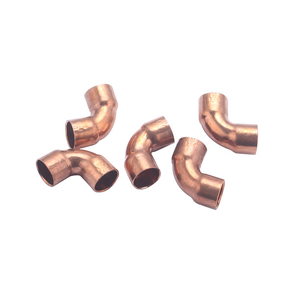 Codo Cobre a Soldar 90° Pequeño Radio 90 CU