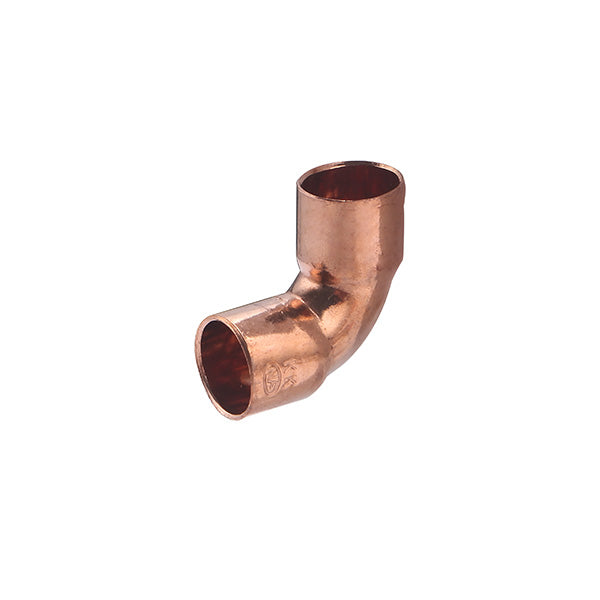 Codo Cobre a Soldar 90° Pequeño Radio 90 CU