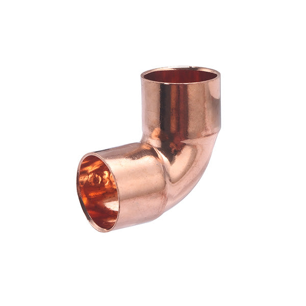 Codo Cobre a Soldar 90° Pequeño Radio 90 CU
