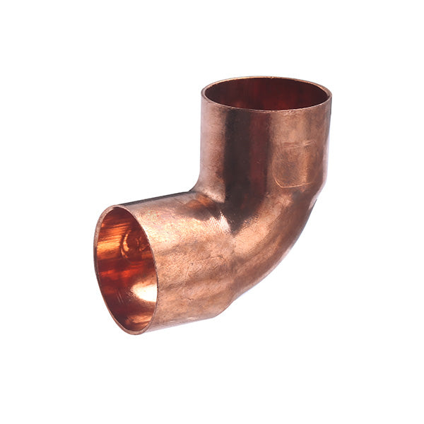 Codo Cobre a Soldar 90° Pequeño Radio 90 CU