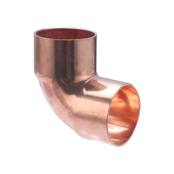 Codo Cobre a Soldar 90° Pequeño Radio 90 CU