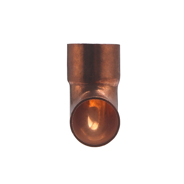 Codo Cobre a Soldar 90° Pequeño Radio Macho Hembra 92 CU