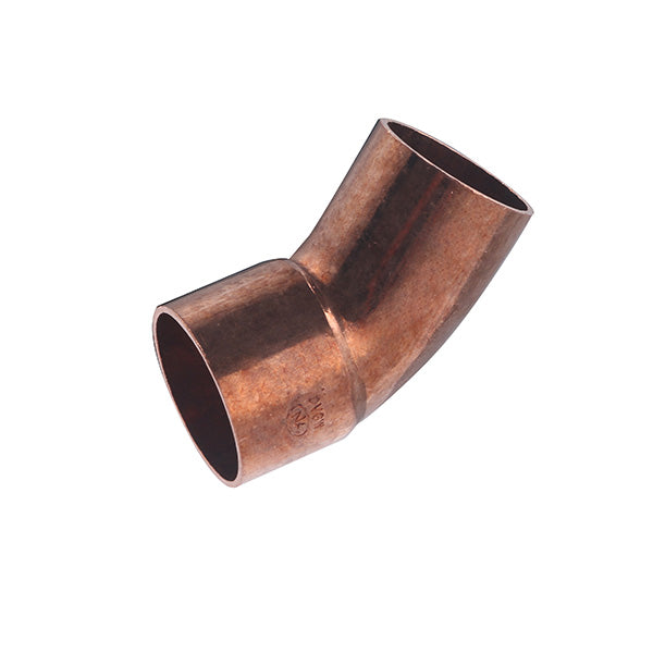 Codo Cobre a Soldar 45° Macho Hembra 40 CU