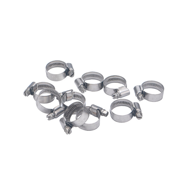 Abrazadera inox 12mm de ancho