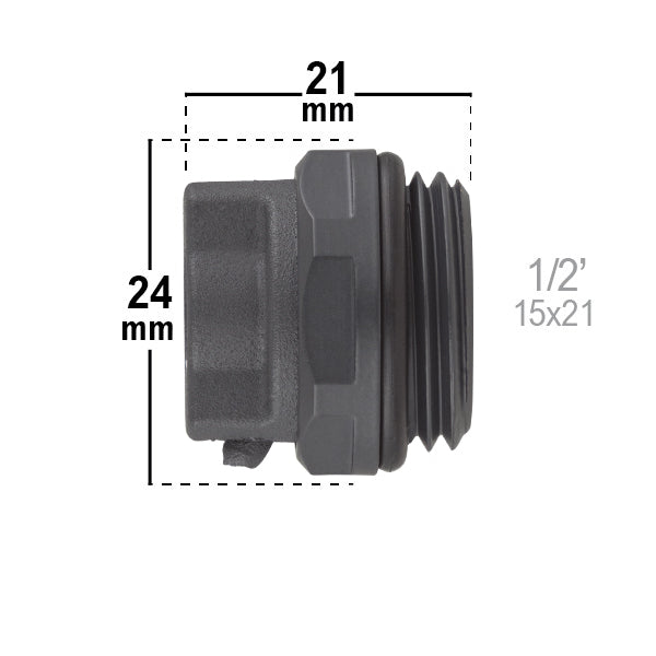 Tapón purgador de aire para radiador