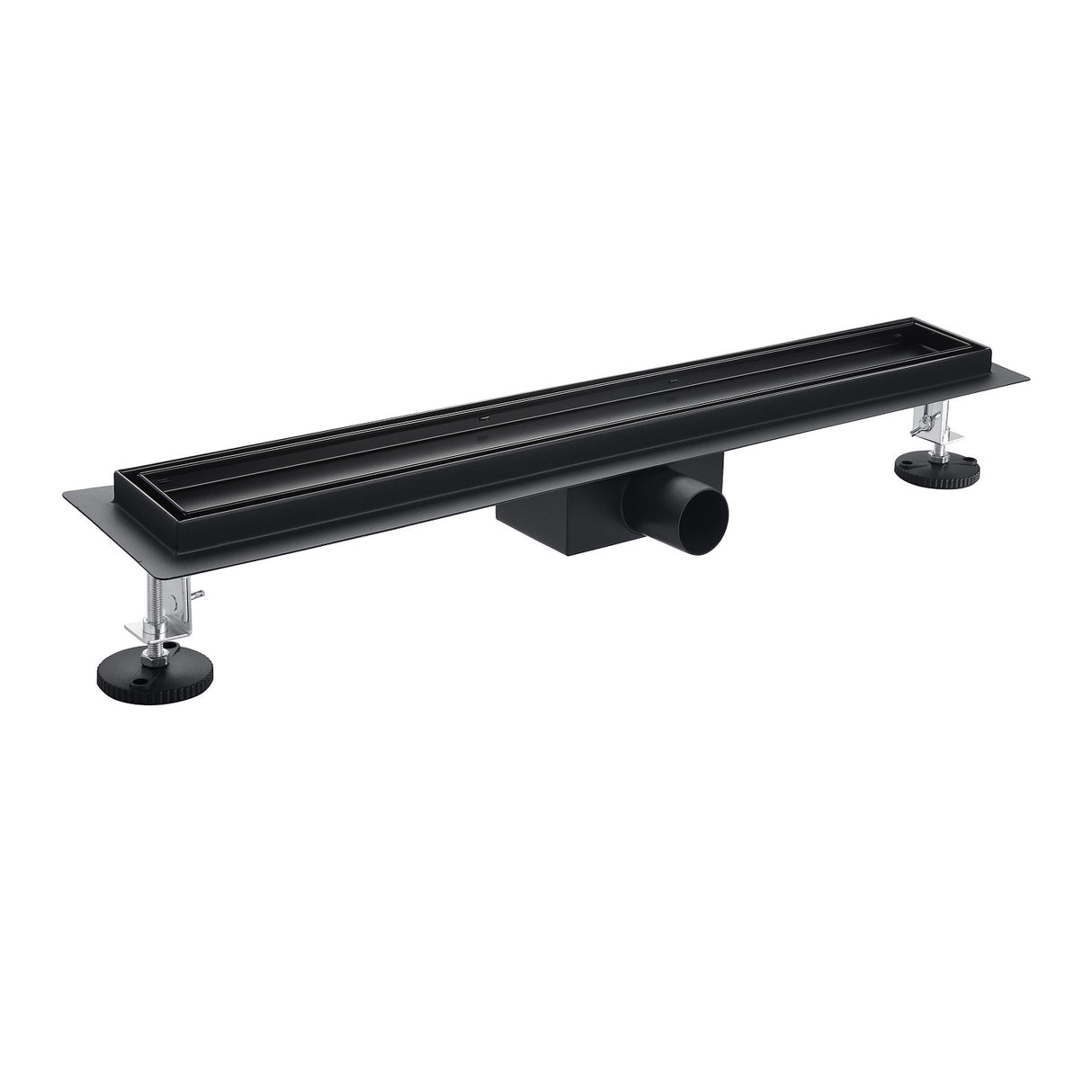 Canaleta de ducha negro italiana para alicatar (embaldosar)