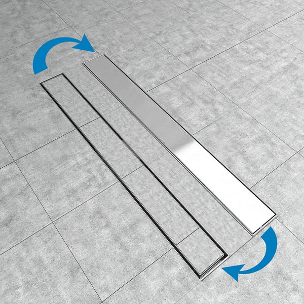 Canaleta de ducha inox italiana para alicatar