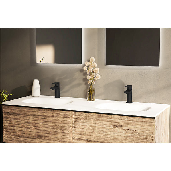 Grifo lavabo monomando negro