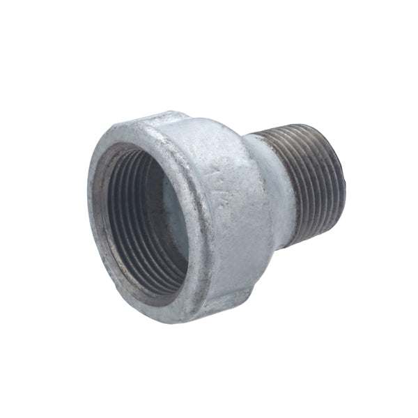 Manguito galva doble rosca reducido hembra - macho