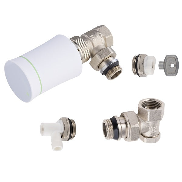 Válvula de radiador conectado descomposición