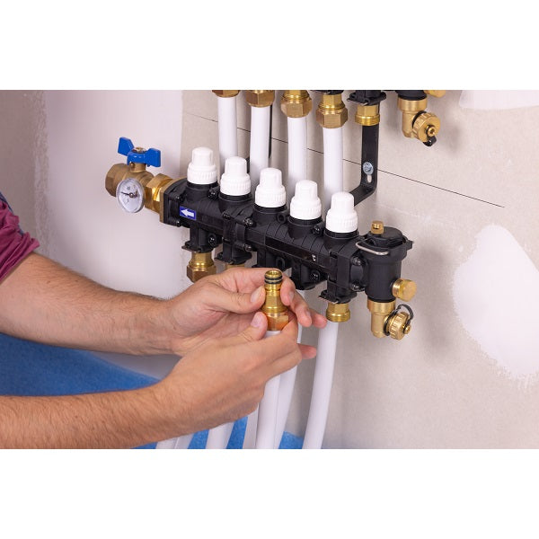 Colector para suelo radiante / refrescante  instalación