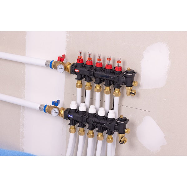 Colector para suelo radiante / refrescante  instalación