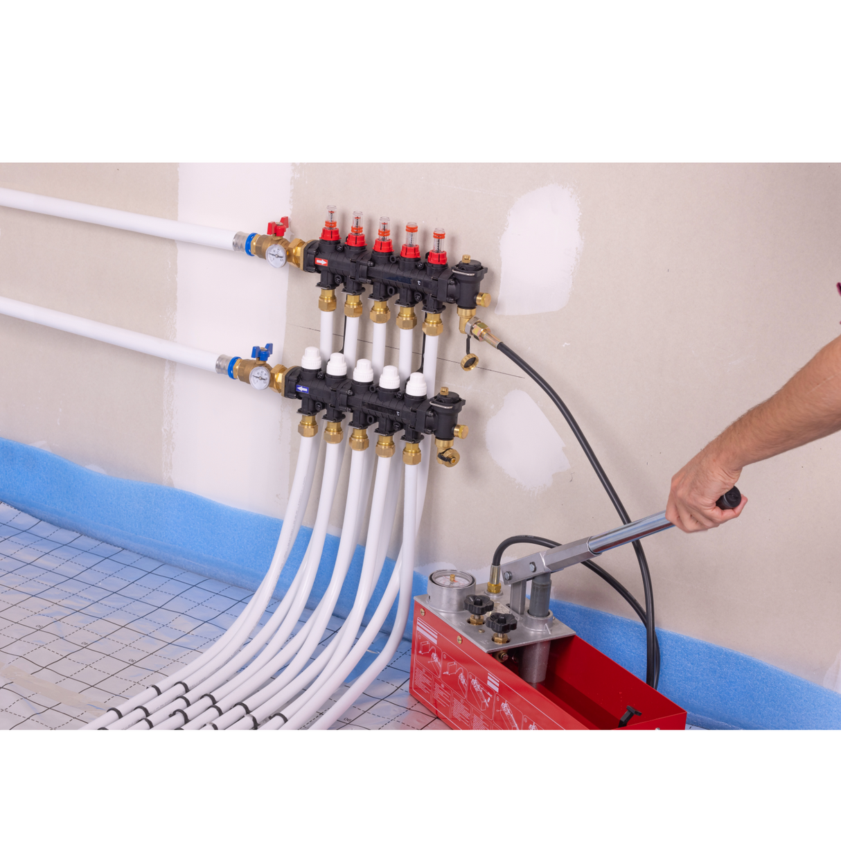 Bomba de prueba de presión manual