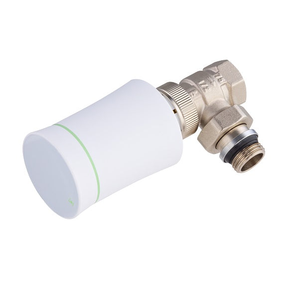 Válvula de radiador conectado blanco
