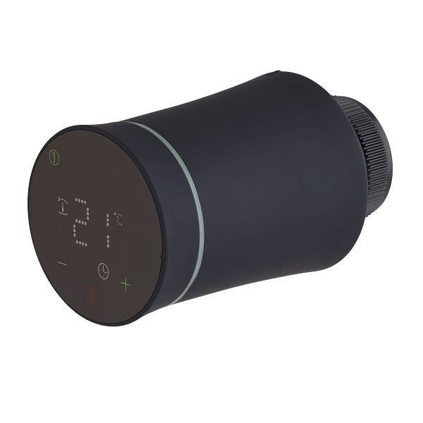 Válvula de radiador conectado negro