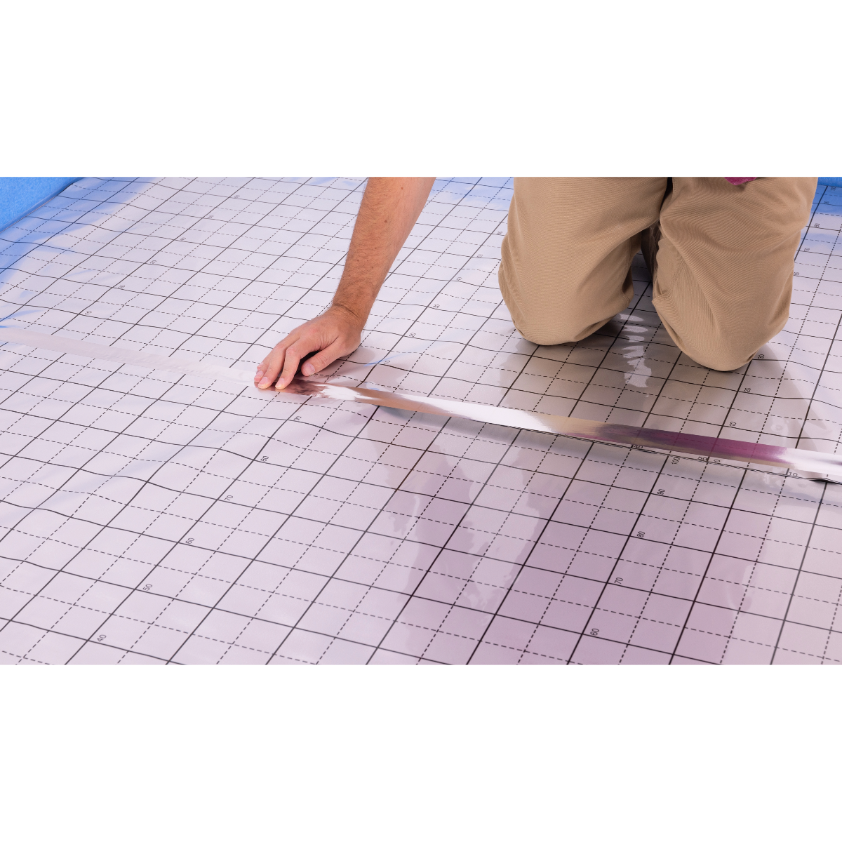 Adhesivo aluminio aislante para lámina suelo radiante