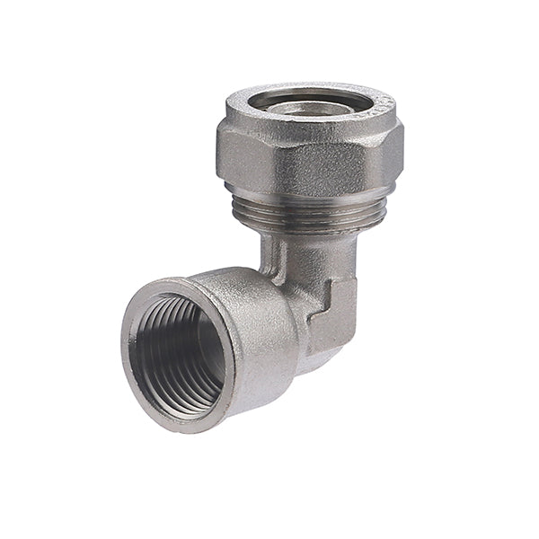 codo multicapa a compresion hembra diametro 20 1/2 vista frontal