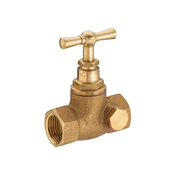 Grifo doble hembra con tapón de purga