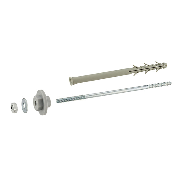 Tornillos y tacos - Fijaciones lavabo pared aislada poliestireno x2