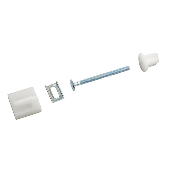 Tornillos, carril y tuerca - Fijaciones tapa WC x2