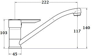 Grifo de cocina ALTO