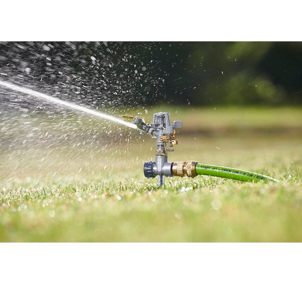 Aspersor rotativo sectorizable automático de metal