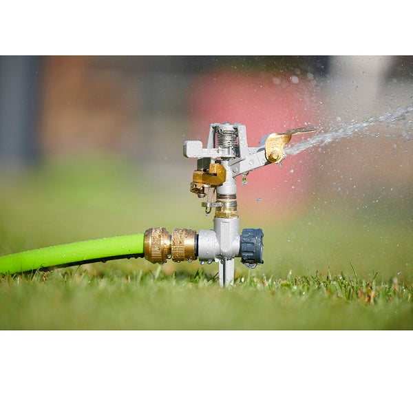 Aspersor rotativo sectorizable automático de metal