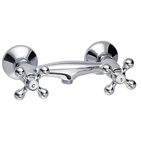 El mezclador FEDLEEN cromado da un brillo a su ducha