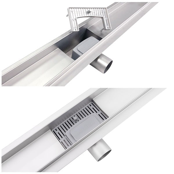 Canaleta de ducha Italiana con rejilla