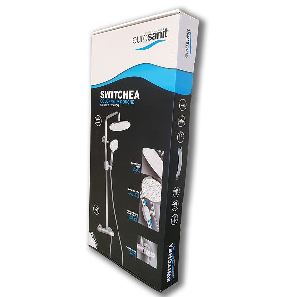 Conjunto de ducha termostático SWITCHEA cromada