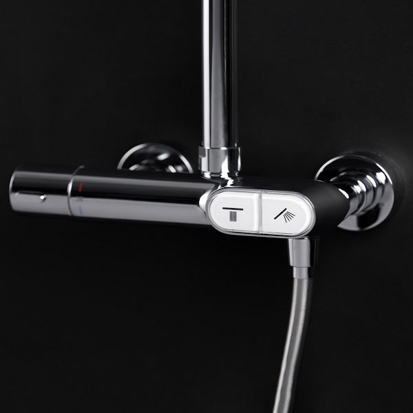 Conjunto de ducha termostático SWITCHEA cromada