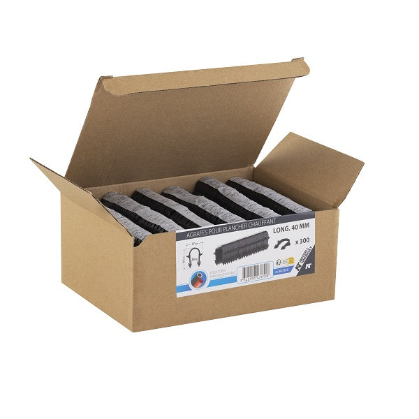 Grapas para losa suelo radiante