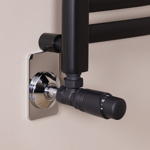 Válvula termostática para radiador DECO NEGRO instalación