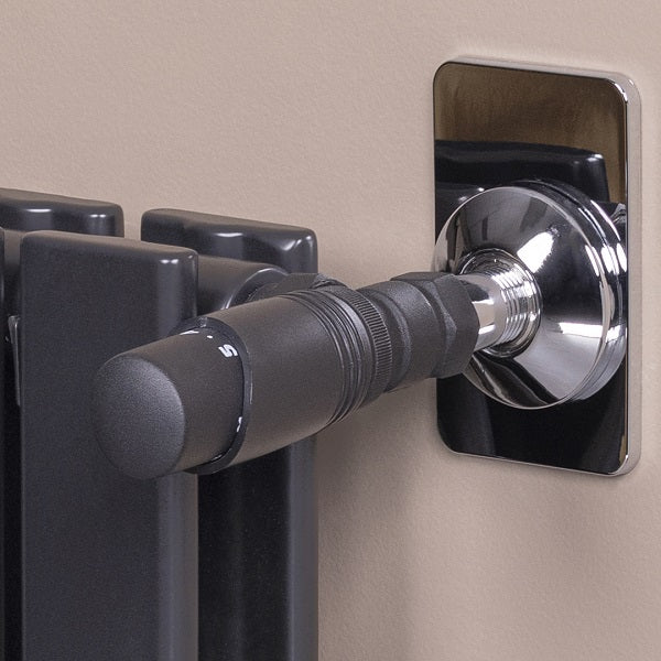 Válvula termostática para radiador DECO NEGRO instalación