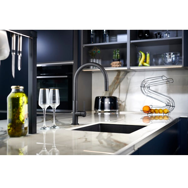 Monomando caño alto ILHEA negro