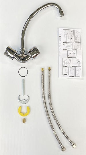 Grifo de cocina cromado