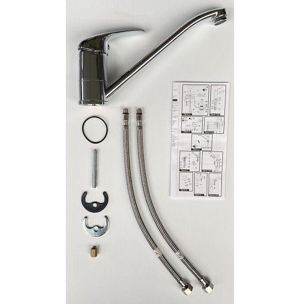 Grifo de cocina cromado