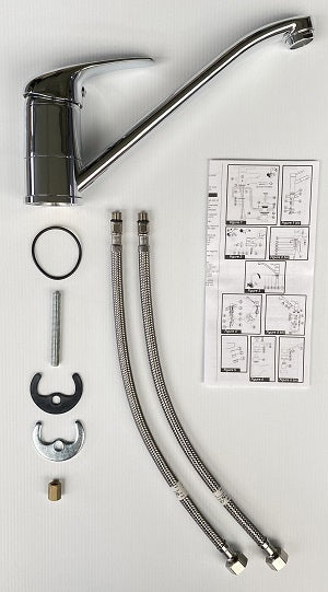 Grifo monomando cocina TILT - descomposición