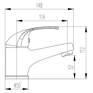 Grifo lavabo monomando POLA