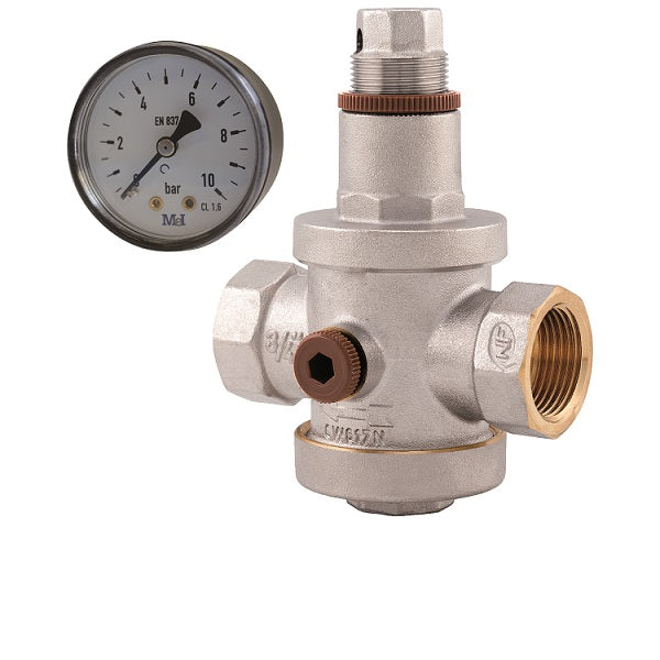 Reductor de presión hembra manómetros