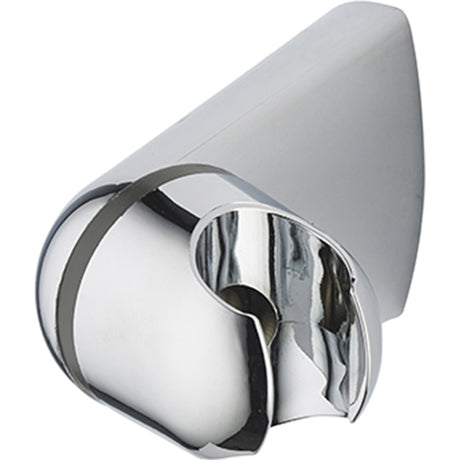 Soporte de ducha de ABS cromado  Cabezal articulada para inclinar la ducha de mano  Soporte compatible con todo tipo de latiguillo de ducha  Fijacion mural