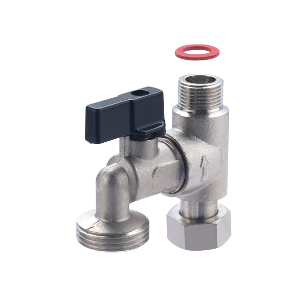 Candeeiro de parede com perfuração e torneira de 1/4 de volta