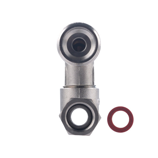 Candeeiro de parede com perfuração e torneira de 1/4 de volta