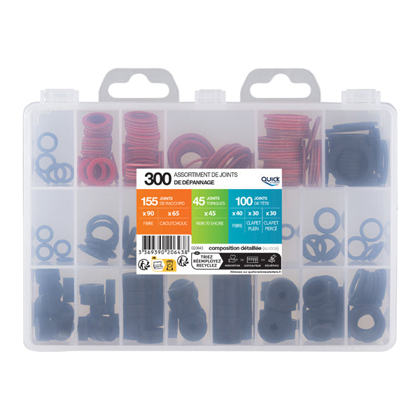 Caja de 300 juntas de reparación