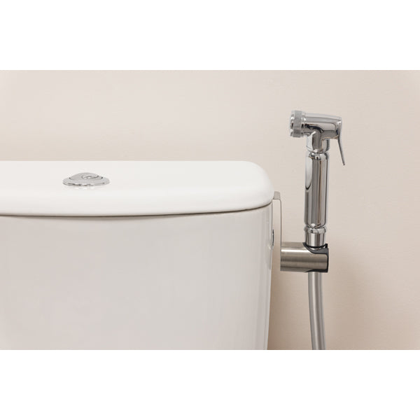 Soporte ducha de mano para colgar en el depósito wc