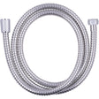 Latiguillo inox doble grapa cromado 1.50m