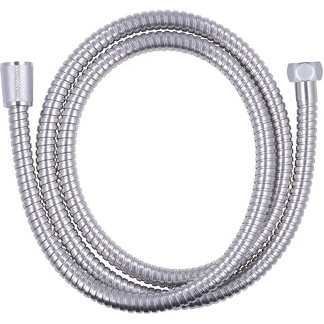 Latiguillo inox doble grapa cromado 1.50m