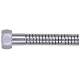 Latiguillo inox doble grapa cromado