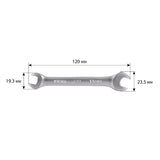 Llave fija de doble boca 10x11 mm