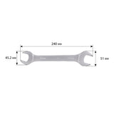 Llave fija de doble boca 24x26 mm